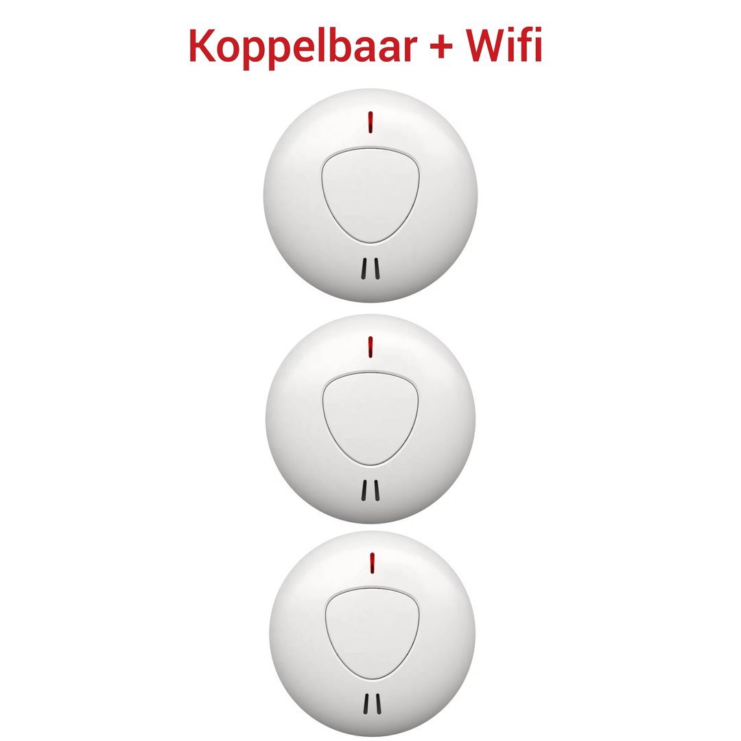 D&D Promo S Slimme Rookmelder AJ - 765RF - WIfi + AJ - 765Rf koppelbaar - D&D Fireprotect